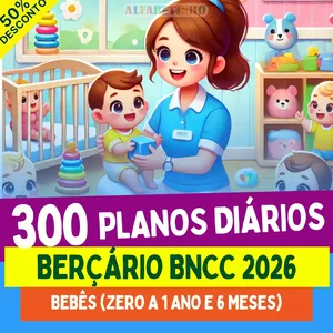 Imagem do curso 300 PLANOS DIÁRIOS - BERÇÁRIO - 2026