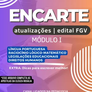 Imagem de capa para o Ebook Encarte Módulo I - FGV 