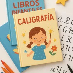 Imagen de portada para Ebook Aprende y crea con libros para niños y manuales de caligrafía