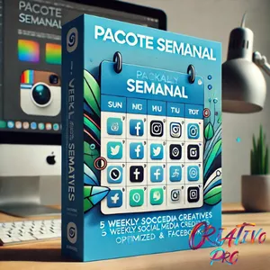 Imagem de capa para o Curso online Pacote Semanal CriativoPro