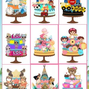 Imagem de capa para o Curso online SUPER PACK DE ARQUIVOS DE TOPO DE BOLO