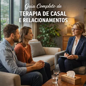 Imagem de capa para o Ebook Guia Completo De Terapia De Casal E Relacionamentos