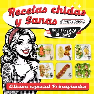 Imagen de portada para Curso online Recetas Chidas y Sanas