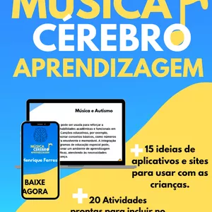 Imagem do curso Música, Cérebro e Aprendizagem