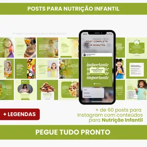 Imagem de PACK PARA NUTRIÇÃO INFANTIL criado por Creative Packs Arts na hotmart