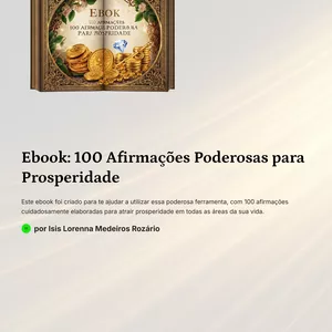 Imagem de capa para o Ebook Ebook: 100 afirmações poderosas para Prosperidade