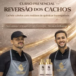 Imagem de capa para o Curso online CURSO ONLINE - REVERSÃO DOS CACHOS 