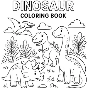 Cover image for Ebook My First Dinosaur Coloring Book