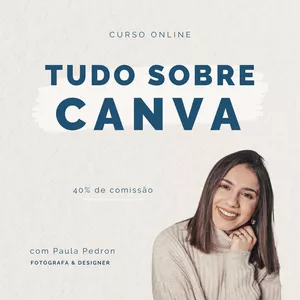 Imagem de Aprenda tudo sobre Canva criado por Paula P. na hotmart