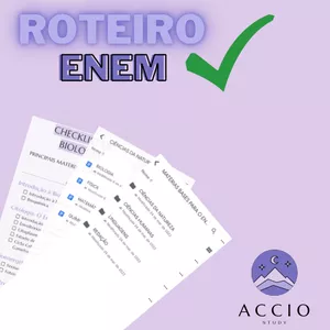 Imagem de capa para o Ebook Roteiro Enem