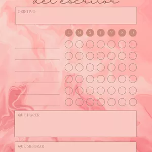 Imagen de portada para Curso online Habit tracker para escritores