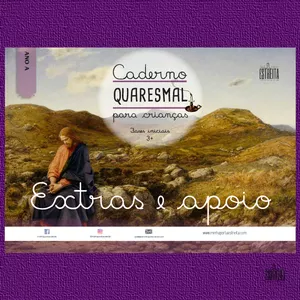 Imagem de capa para o Ebook Caderno Quaresmal -- ano A (Extras e Materiais de apoio)