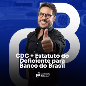 Imagem de capa para o Curso online CDC + Estatuto do Deficiente para BB
