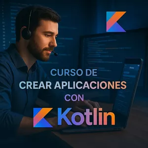 Imagen de portada para Curso online Crea Aplicaciones con Lenguaje Kotlin