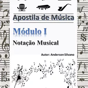 Imagem de capa para o Ebook Apostila Musical para iniciantes - Módulo 01 (clave de sol)