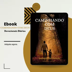 Imagem de capa para o Ebook Caminhando com Deus: Devocionais Diários.