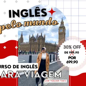Imagem do curso INGLÊS PELO MUNDO! 