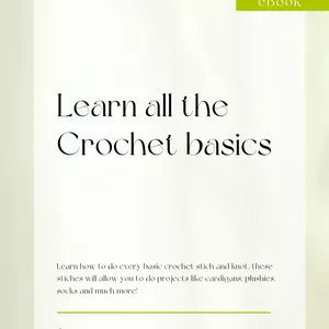 Cover image for Online course A written guide to learn all the crochet basics