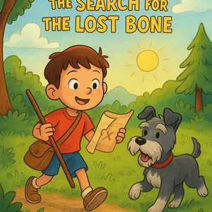 Cover image for Ebook The Search for the Lost Bone / Coloring Book