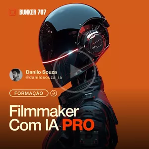 Imagem de capa para o Curso online Formação Filmmaker Com IA PRO