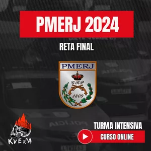 Imagem de capa para o Curso online Intensivo PMERJ 2024 - Reta Final PRES 08
