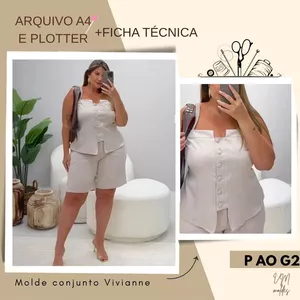 Imagem de capa para o Ebook MOLDE CONJUNTO VIVIANNE 