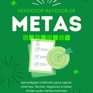 Imagem de capa para o Ebook VENDEDOR BATEDOR DE METAS