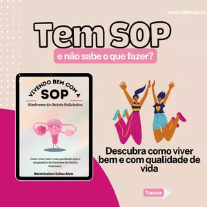 Imagem de capa para o Ebook Ebook Vivendo Bem Com a SOP