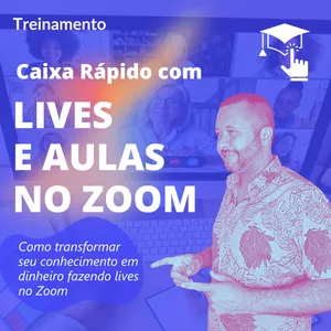 Imagem de capa para o Curso online Treinamento  Caixa Rápido com lives no Zoom
