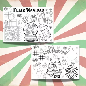 Imagen de portada para Ebook Manteles navideños para imprimir