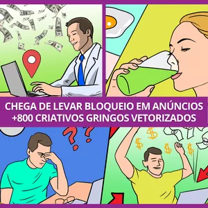 Imagem de capa para o Curso online Pack +800 Criativos Vetorizados para Anúncios