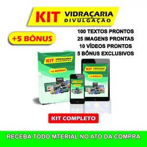 Imagem de capa para o Ebook KIT DIVULGAÇÃO VIDRACEIRO