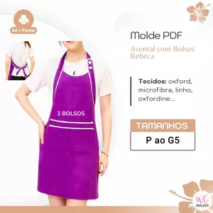 Imagem de capa para o Ebook MOLDE AVENTAL COM BOLSOS REBECA