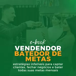 Imagem de capa para o Ebook e-Book - Vendedor Batedor de Metas