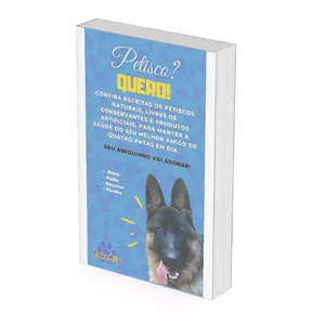 Imagem de capa para o Ebook Petiscos Naturais para Cães: Receitas Livres de Conservantes e Produtos Artificiais.