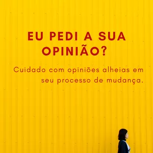 Imagem de capa para o Ebook Eu Pedi a Sua Opinião?