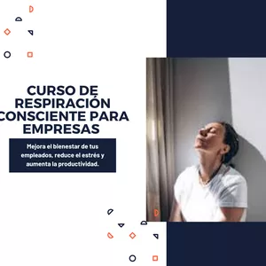 Imagen de portada para Curso online Curso de Respiración Consciente para el bienestar empresarial