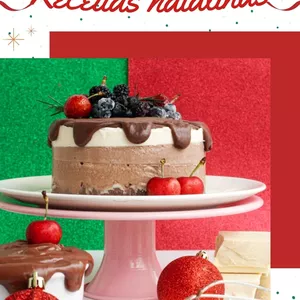 Imagem de capa para o Ebook Ebook Receitas Natalinas