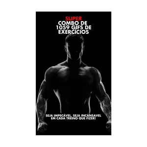 Imagem de capa para o Ebook  SUPER  COMBO DE  1059 GIFS DE EXERCÍCIOS