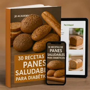 Imagen de portada para Ebook 30 Recetas de Panes Saludables para Diabéticos