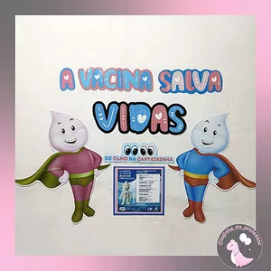 Imagem de capa para o Ebook A VACINA SALVA VIDAS - PAINEL