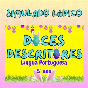 Imagem de capa para o Ebook Doces Descritores - 5º ano