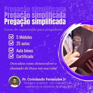 Imagem do curso Pregação Simplificada