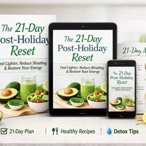 Cover image for Ebook The 21-Day Post-Holiday Reset