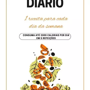 Imagem de capa para o Ebook Alimento diário - 5 receitas (de até 2000 calorias) para cada dia da semana
