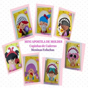 Curso Mini Curso - Capas de Caderno Meninas Fofuchas