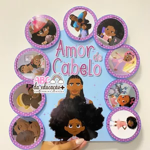 Imagem de capa para o Ebook Luva Amor de Cabelo + Sequência Didática Alfabetização