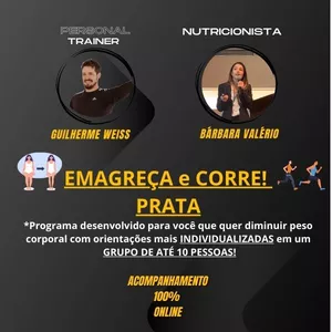 Imagem de capa para o Serviço online PRATA - Emagrece e Corre (Nutri + Personal)