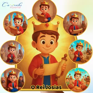 Imagem de capa para o Ebook Luva de História - Rei Josias.