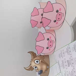 Imagem de capa para o Ebook Projeto de leitura " Os três porquinhos"